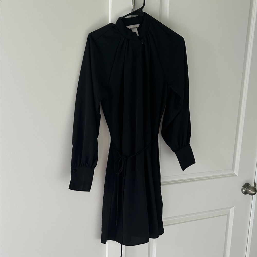 H&M Black Long Sleeve Dress